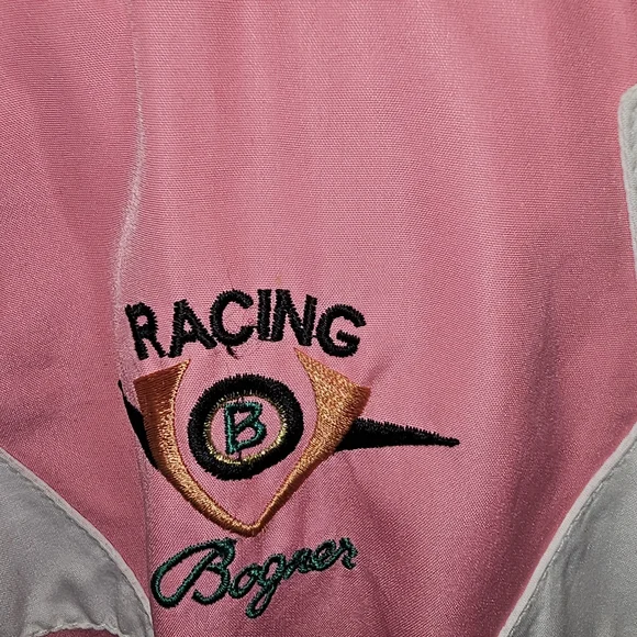 Pink and White Racing Bogner Jacket - Picture 2 of 6